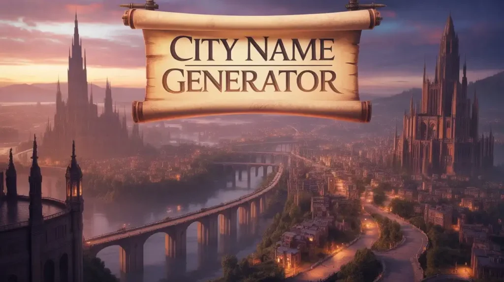 City name generator

