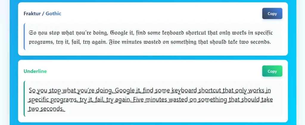 Free superscript generator