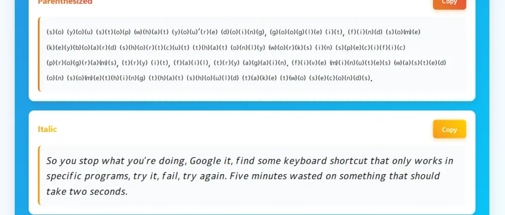 Superscript generator subscript