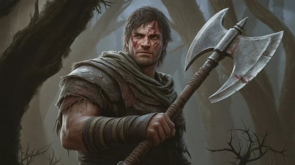 Fantasy or RPG character warrior