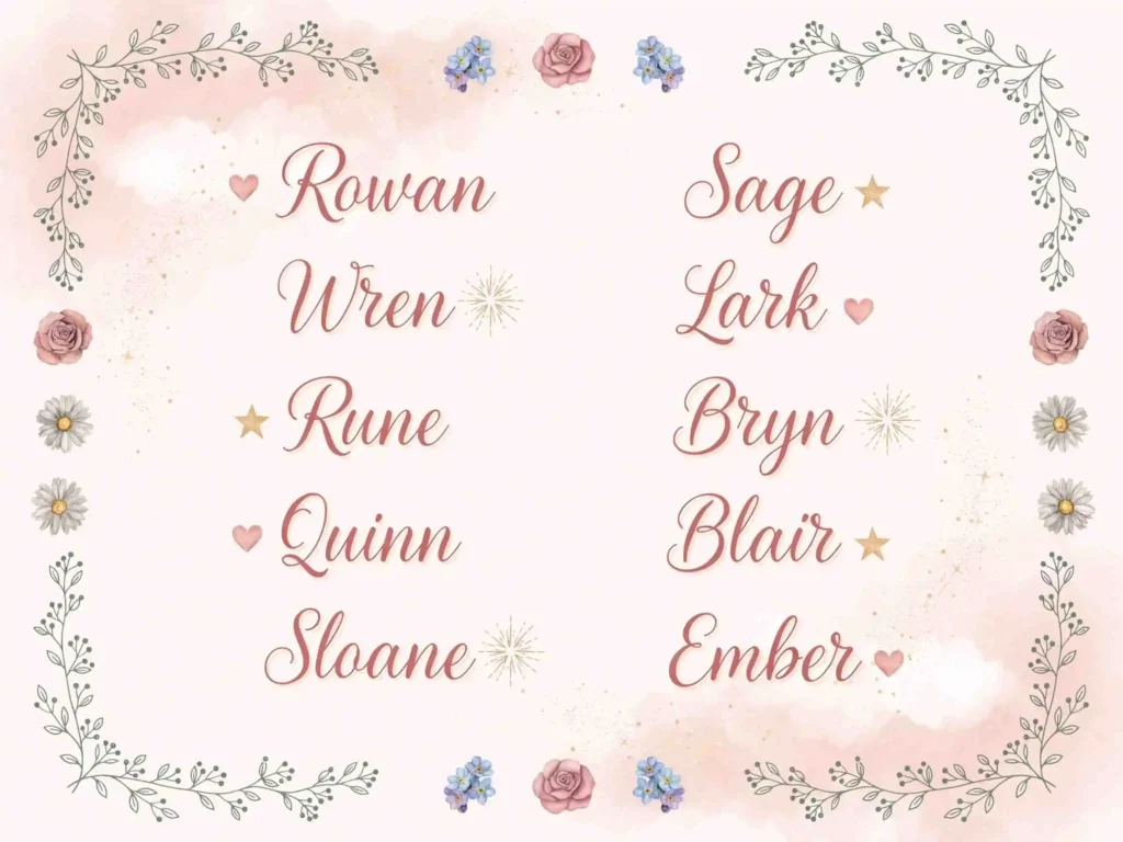 Romantasy Names Baby